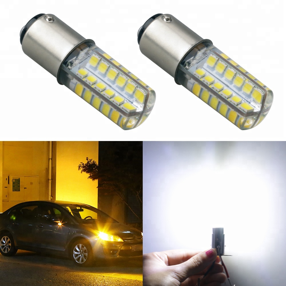 lamps 1157 48 SMD 2835 p21w p21/5w led s25 motorcycle turn signal bulb