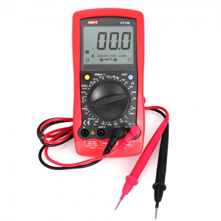 UNI-T UT106 Car Digital Multimeter Tester AC/DC Voltage Frequency Temperature DC Current