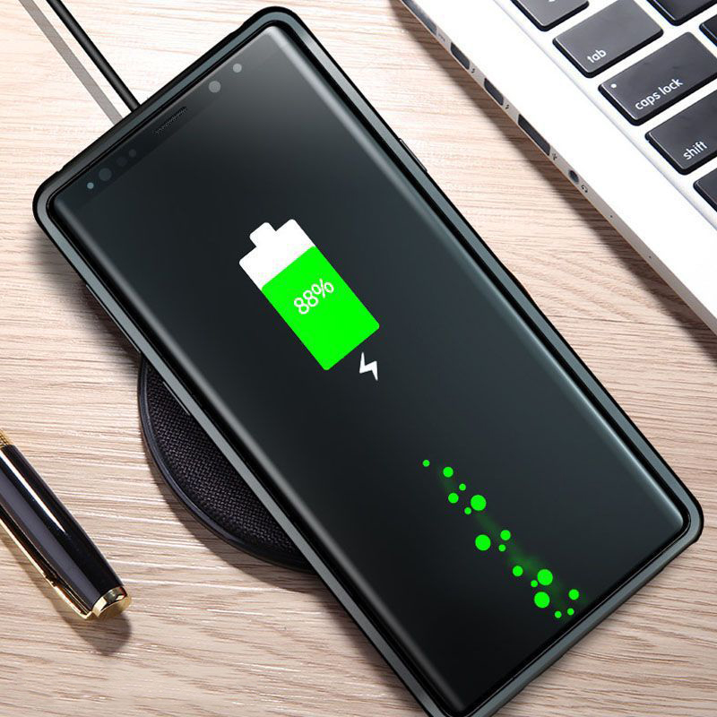 New Arrival Metal frame 6D glass flip cover drop  Magnetic phone case For Samsung galaxy Note 9 bumper case