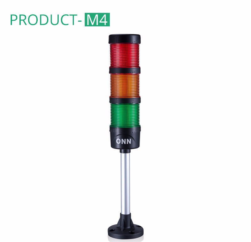 24V Led stack light steady light with buzzer red yellow green colors Pole plate