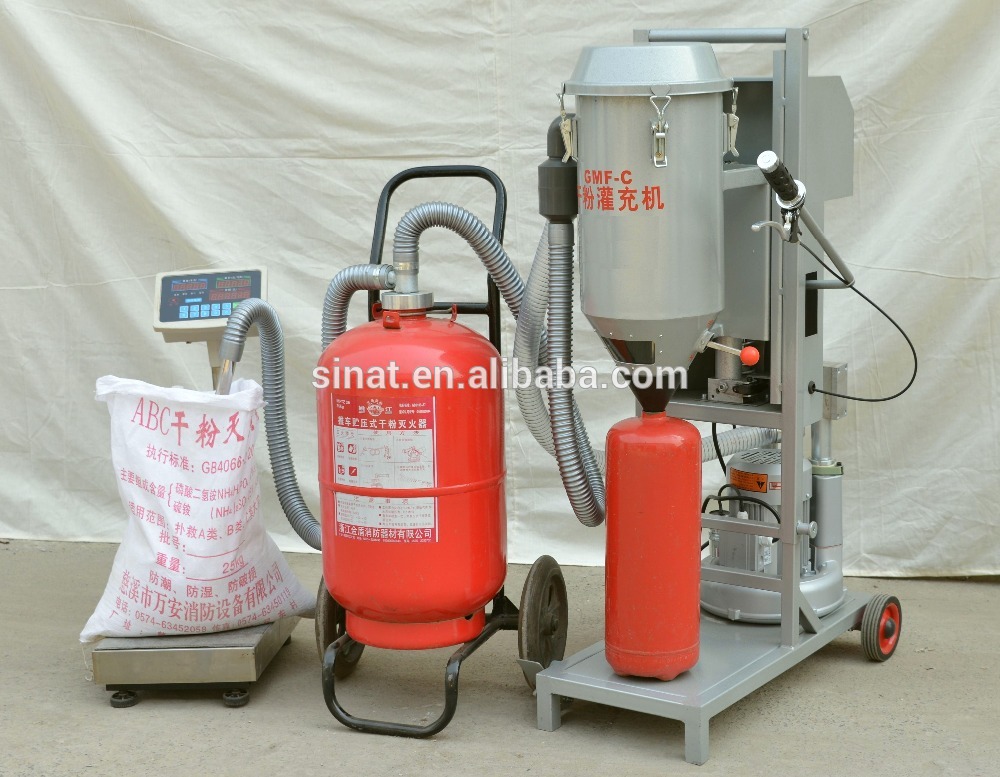 Workshop equipment powder fire extinguisher filling machine