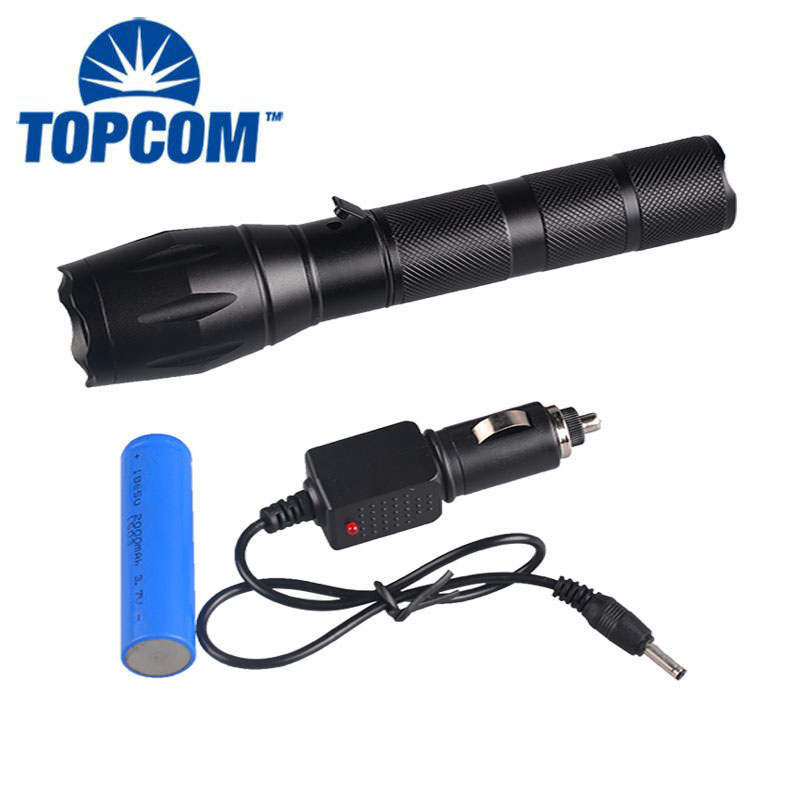 New Arrival High Power Bright Light Multifunction LED Flashlight Torch