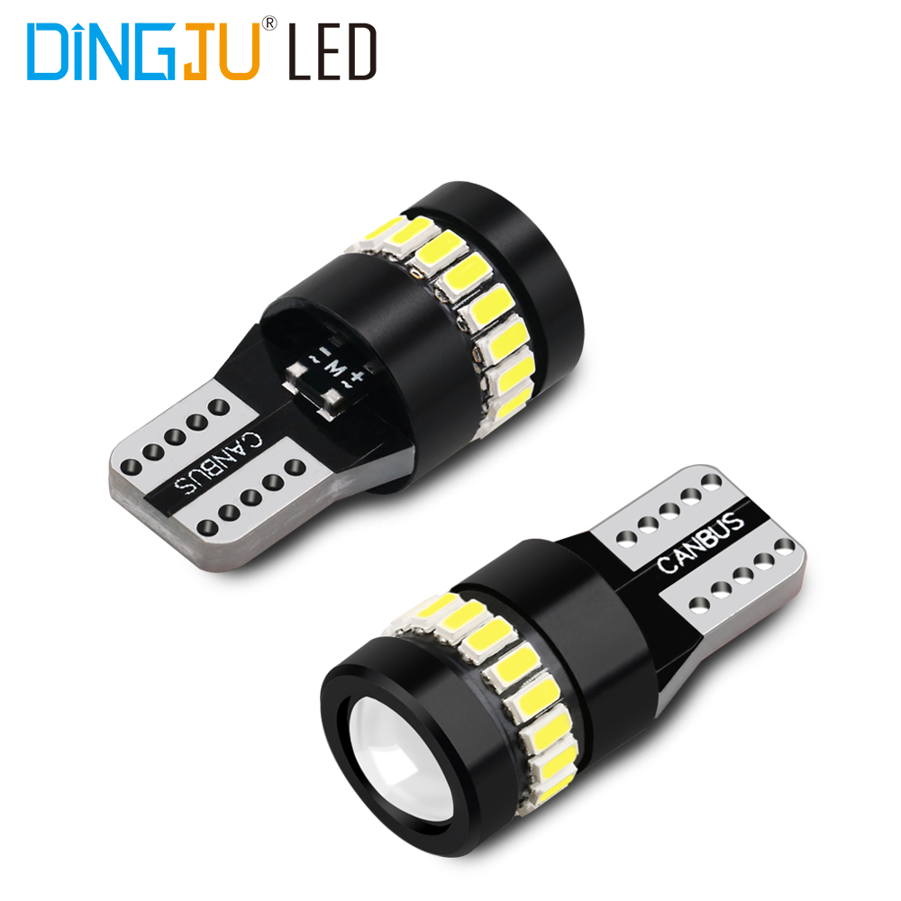 China Factory Seller t10 led 18SMD 3014 1SMD 3030 w5w  auto bulb 12v 1.6w 194lm car interior License Plate Light Lamp  made in