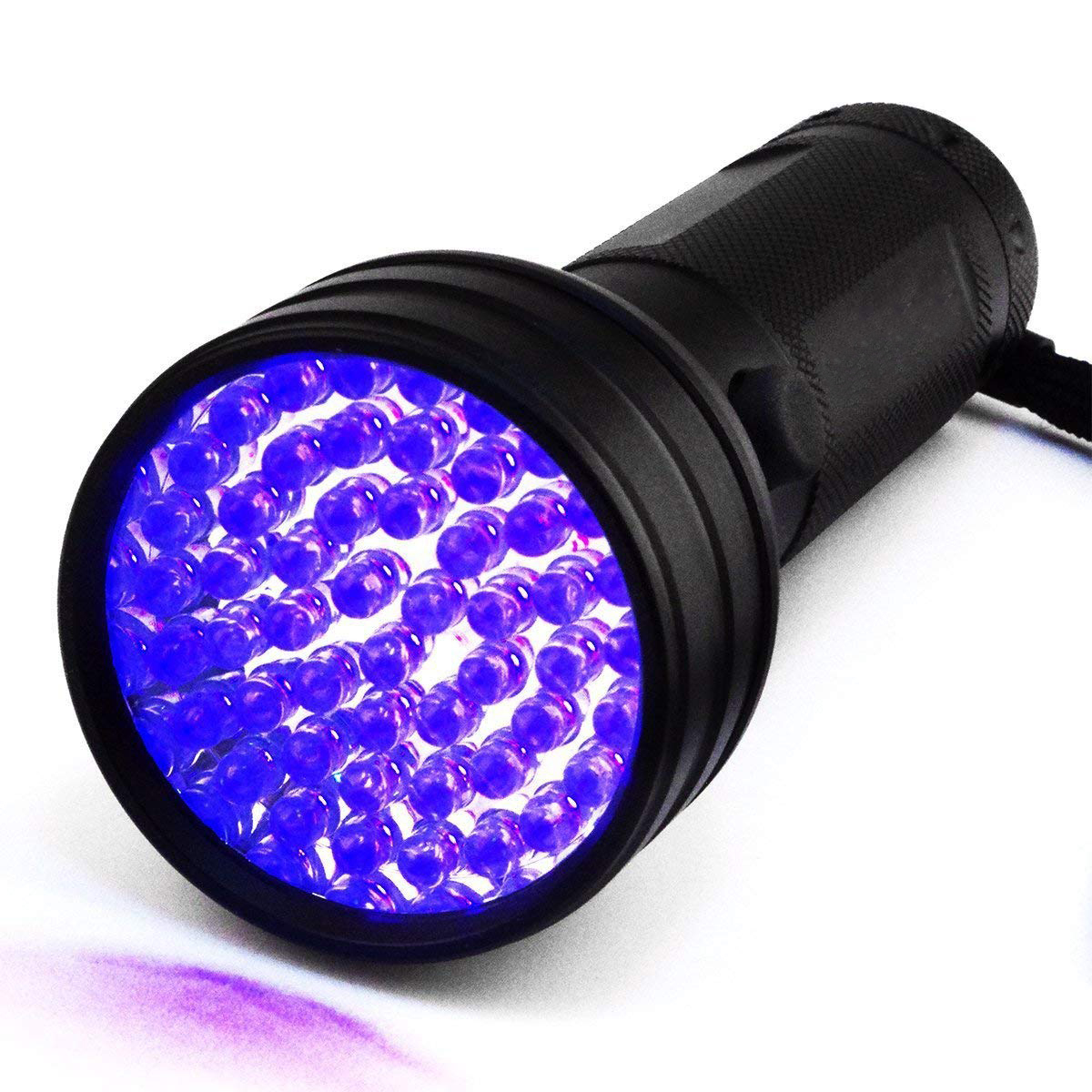 51 LED Professional UV Flashlight Super Black Light 395 nM Ultraviolet Blacklight Detector for Dog Urine, Pet Stains and Bed Bug