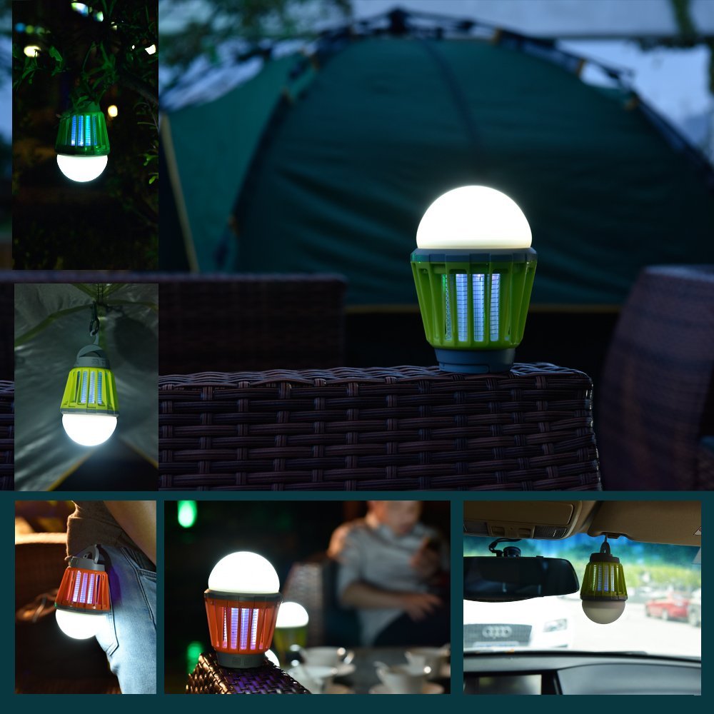 Micro USB Camping Hanging Bug Zappers UV LED Mosquito Killer Lights Killing Lamp