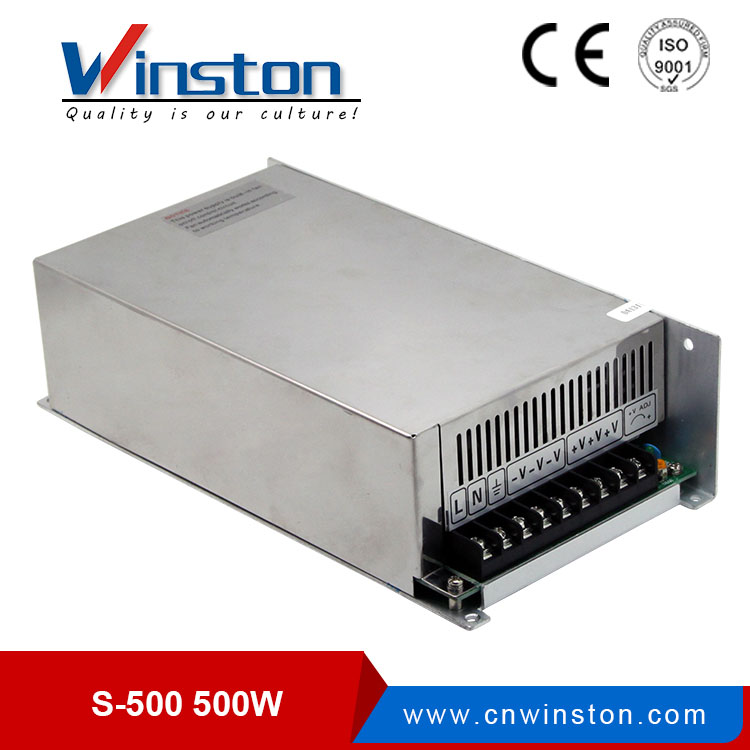 Manufacturer S-500 Single 12V 36V 24V 48V 500W Power Supply Switching