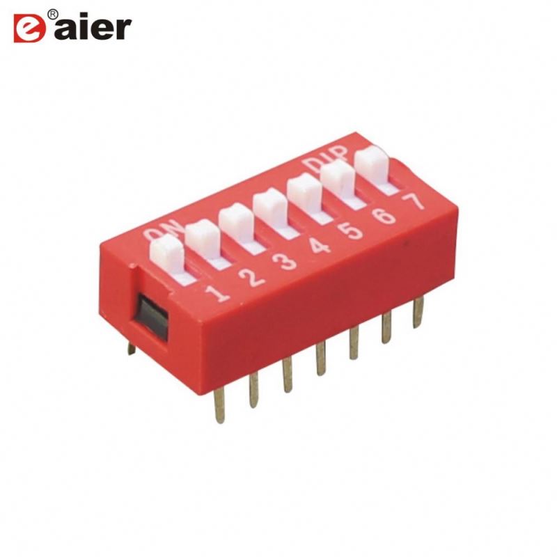 0.1A 50VDC Red 6 Position CTS Dip Switch
