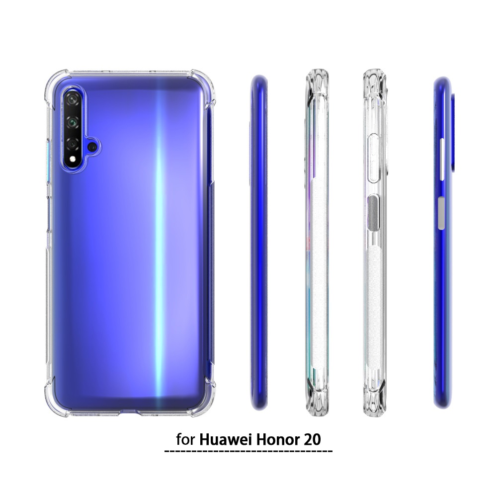 Transparent Shockproof soft  case For Huawei honor 20 Tpu cover