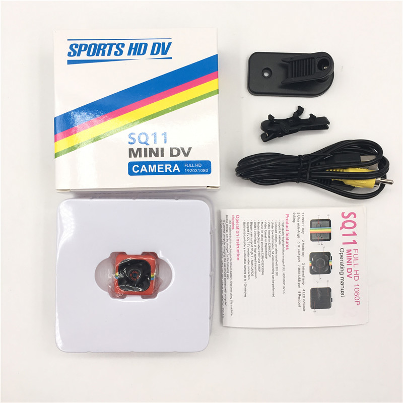 Smart Sport Mini Action Camera 1080P Small Flying Camera Bike Camera SQ11