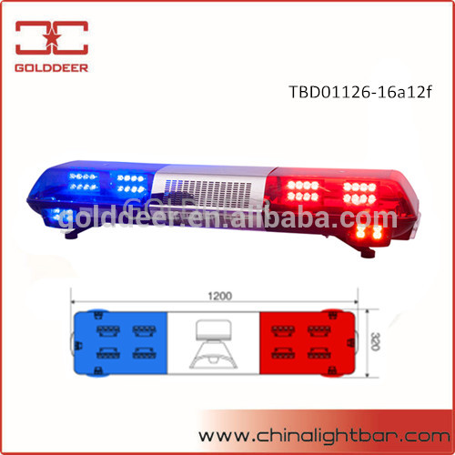 Emergency Vehicle LED Lightbar with speaker (TBD01126-16a12f)