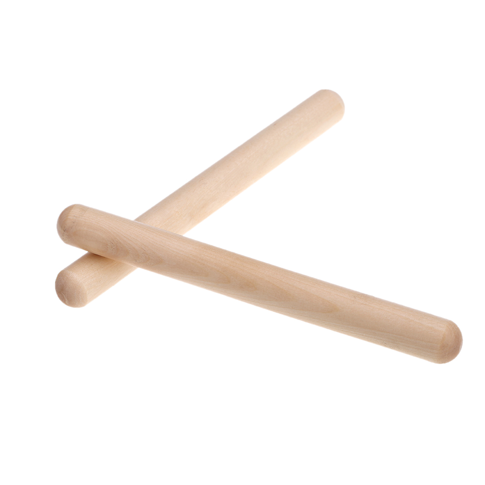 Birch Sticks Pair of Rhythm Sticks Percussion Instrument Kid Children Musical Toy Gift for children to Learn Rhythm