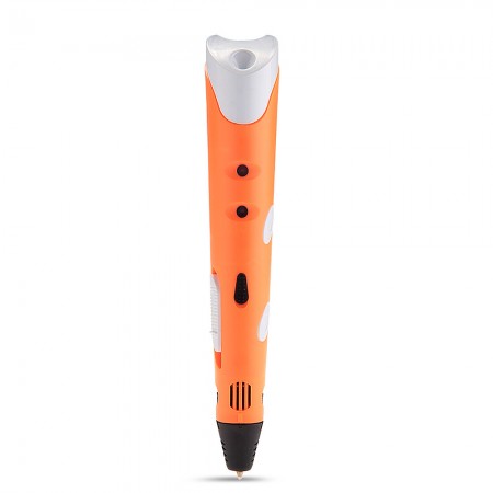 3D printer pen with 3 roller filament Orange 3A 12V adjustable speed