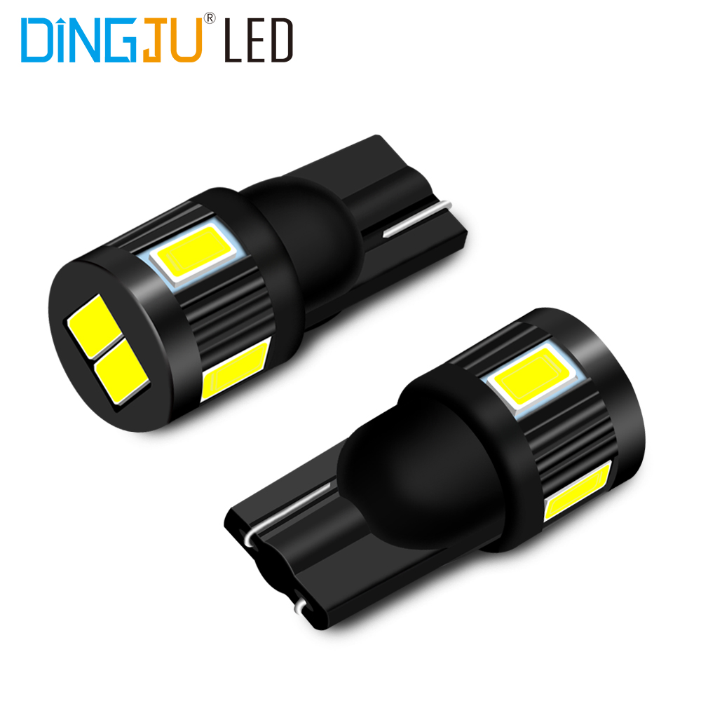 Hot Selling Product 6smd 5730 Car Bulb 12v 0.9w 6000-6500k Instrument Lamp Reading Light Led T10 With Cheap Price