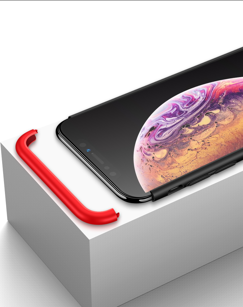 360 Cover case for iphone XS, Removable 3in1 Hard PC Shield Back Cover Case for iphone XS phone cases