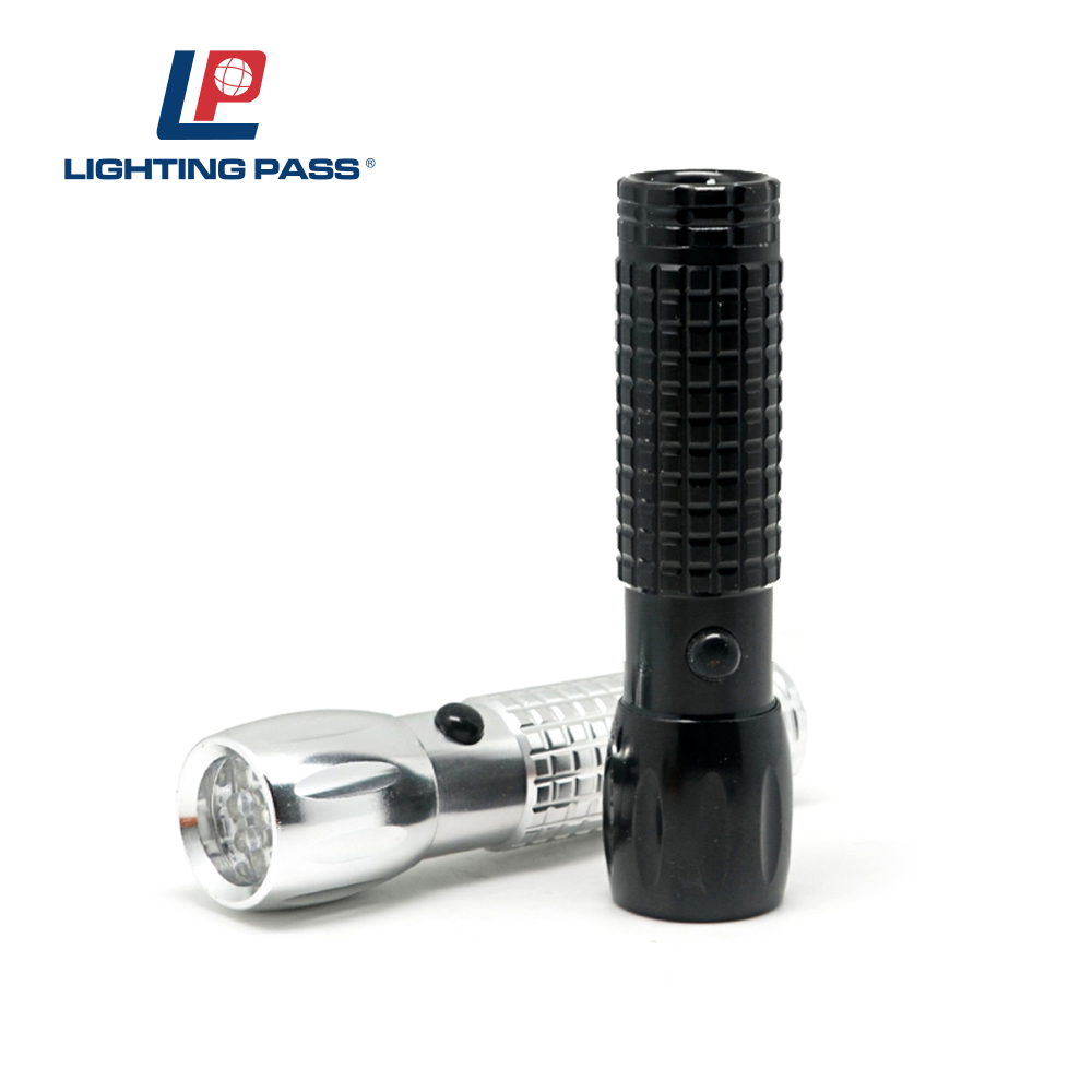 Promotional Product 9 LED aluminium mini pocket led torch flashlight