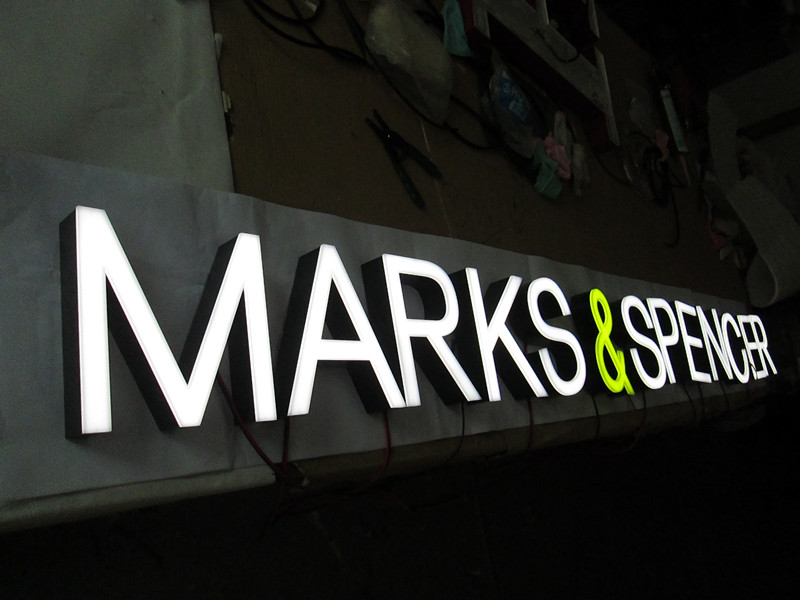 business led channel letter sign outdoor signs plastic led letters acrylic led sign