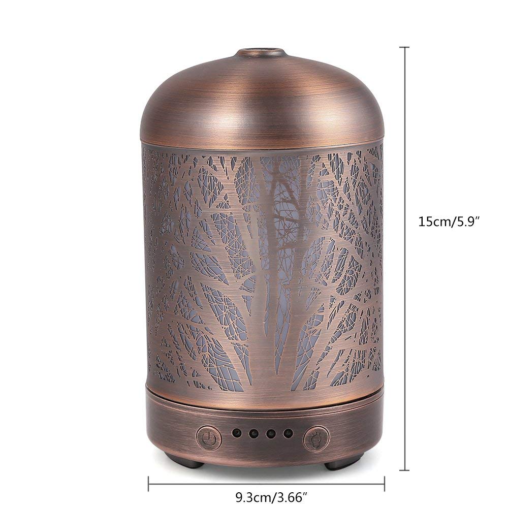 Beautiful Special Essential Oil Diffuser Metal Cool Mist Humidifier for Gift