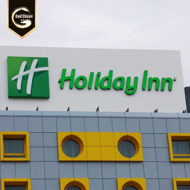 Stainless steel 3d interior exterior large letter signs advertising metal sign aluminium channel letter