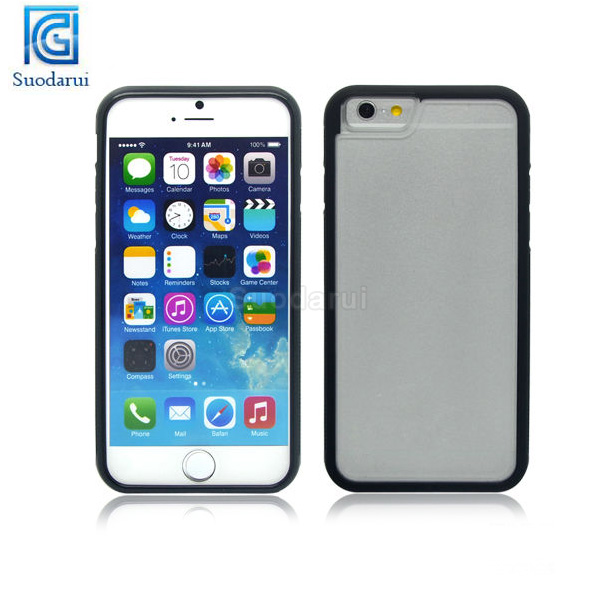 Mobile Phone Case TPU+PC Bumper Frosted Case for iPhone 6 cover