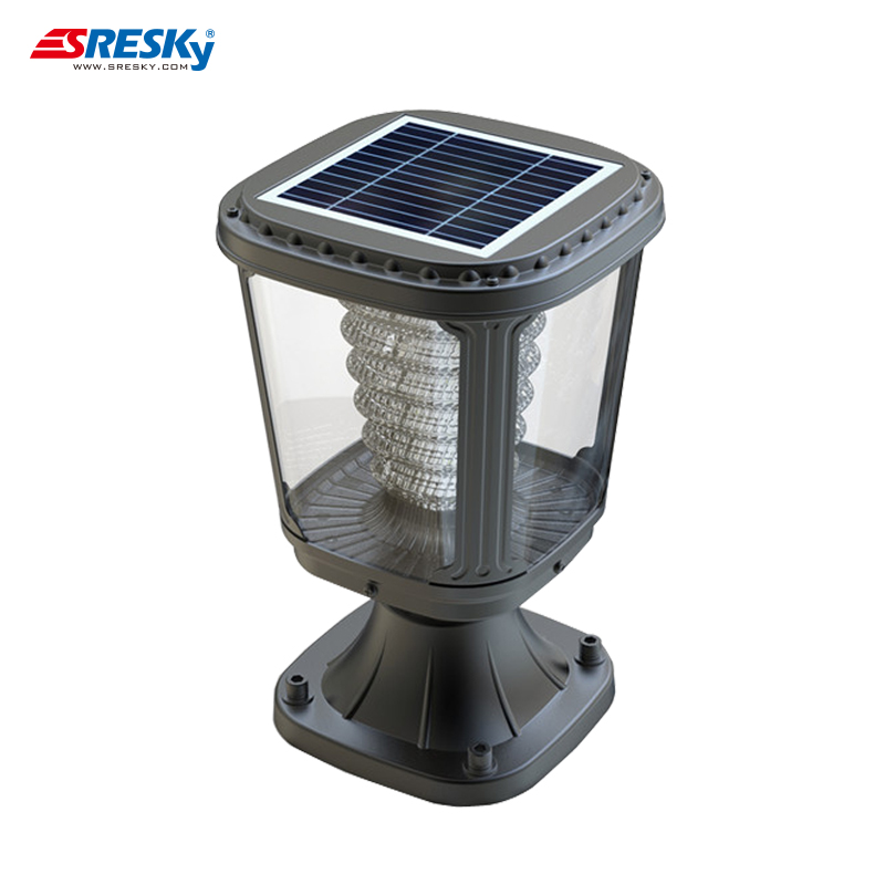 New design fancy main gate pillar light for sale