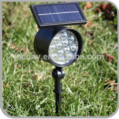 Ultra Bright Wireless 5 12 LED Solar Powered LED Spotlight Outdoor for garden yard Flowerbeds accent portable (CB-D803)