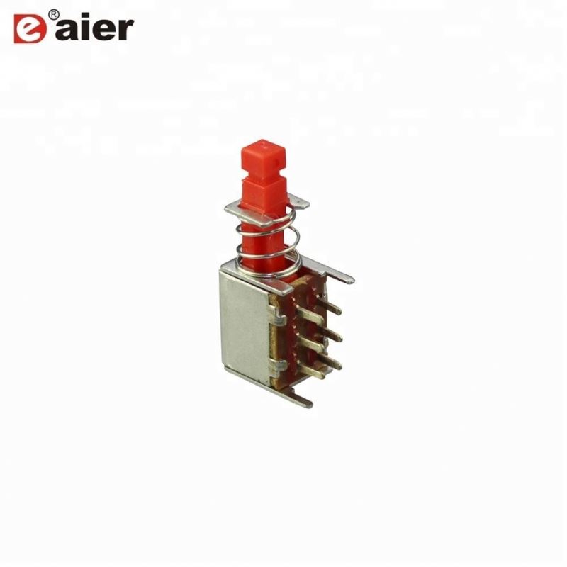 PCB mount push button switch dpdt function