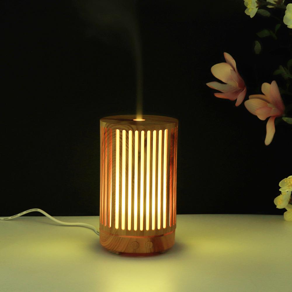 China New Design Wood Grain Aroma Diffuser, Hot Sale Wood Aromatherapy Diffuser, High Quality Wood Essential Oil Diffuser