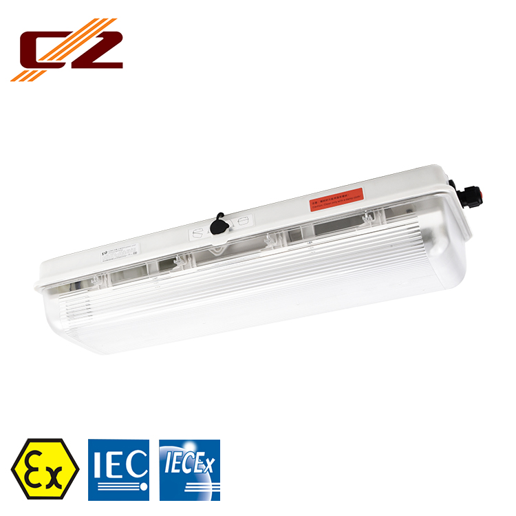 machinery explosion proof cover for fluorescent light with 3 years warranty