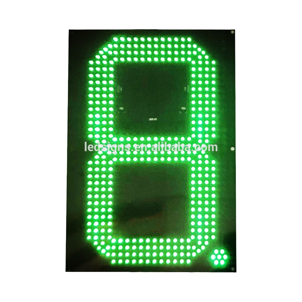 Hidly Big Size 24'' Green LED Digit Display Board with RF Remote Control