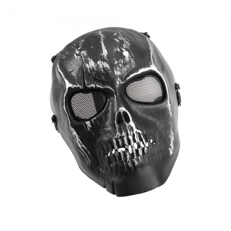 Full Face Skull Skeleton Mask For Hunting, Scary Halloween Costume