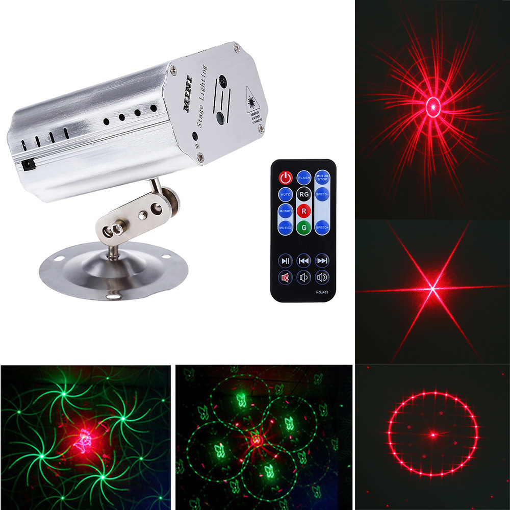 Ce Rohs 3*1w red+green stage led laser light