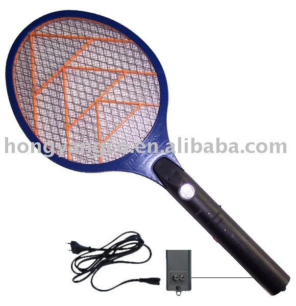 Electric bug swatter with 3 layers