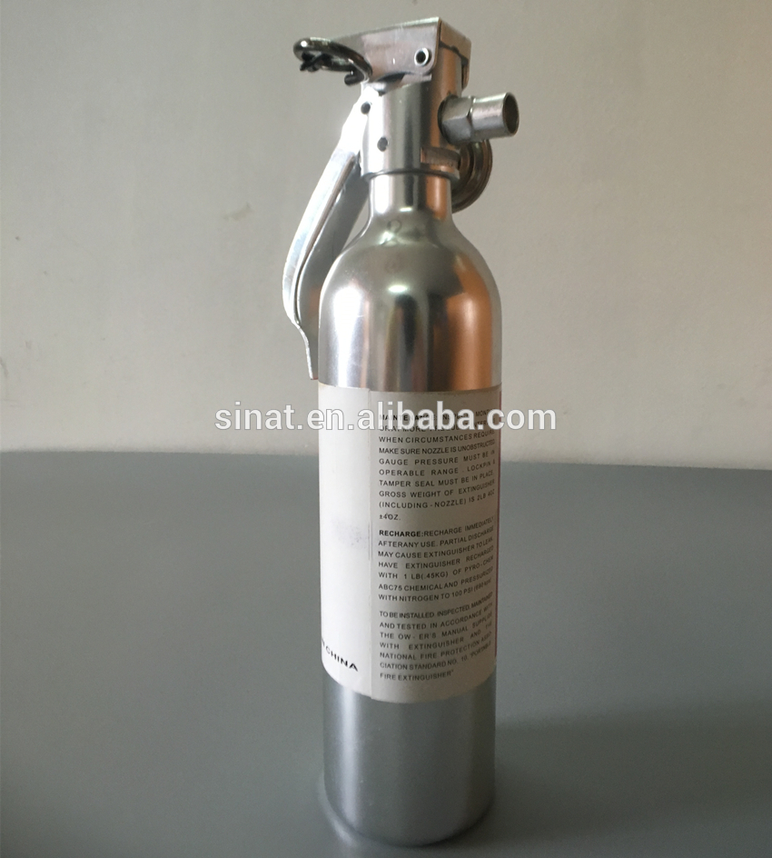 500g Aluminum bottle mini foam Afff3% fire stop extinguisher Auto use