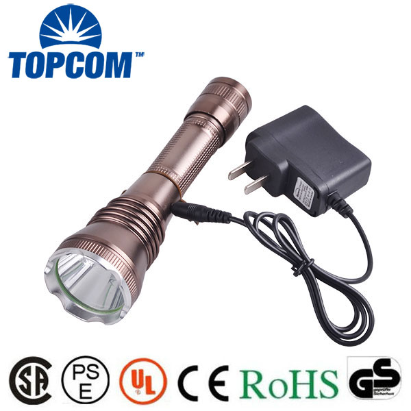 10W Aluminum T6 LED Rechargeable Hand Torch Light