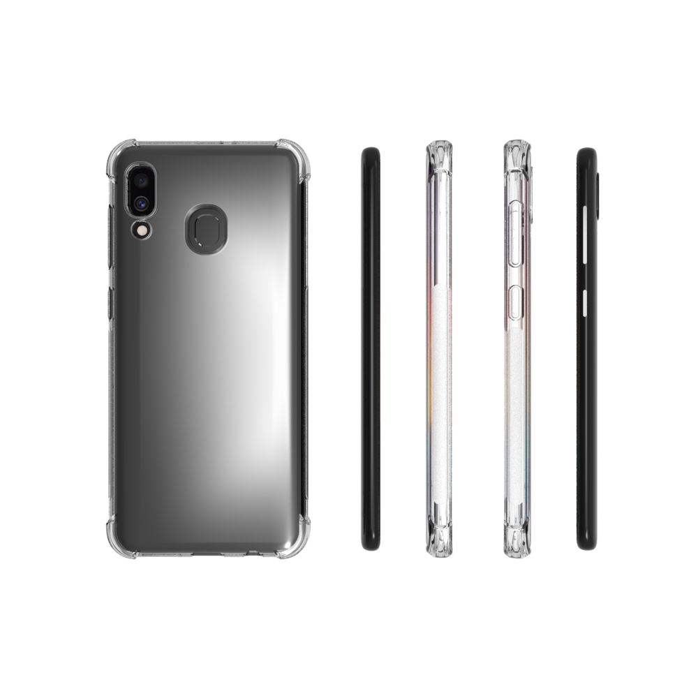 Transparent Shockproof soft case For Samsung A30 Tpu cover