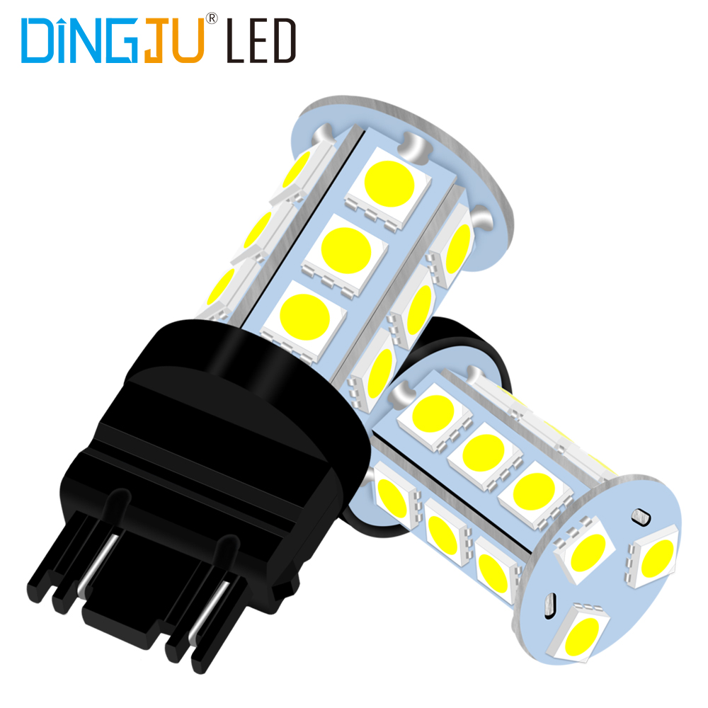 High Quality Wholesale Custom Cheap 1156 1157 3157 3156 7440 7443 Led  tail light bulb 18smd 5050 dual color At Price