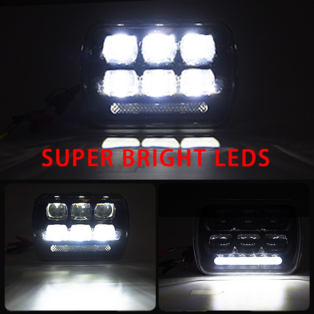 square high low beam 5*7 led headlight led Headlights,led headlight 5x7'' 7x6 for truck pickup