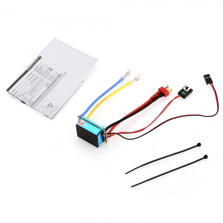 Waterproof Brushed ESC 160A 3S with 5V 1A BEC T-Plug For 1/12 RC Car