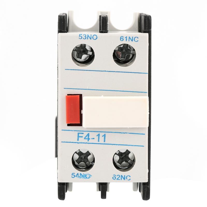 F4-11 Auxiliary contact CJX2 AC contactor supporting LA1-DN11 1NO+1NC auxiliary contact block for CJX2 LC1-D series