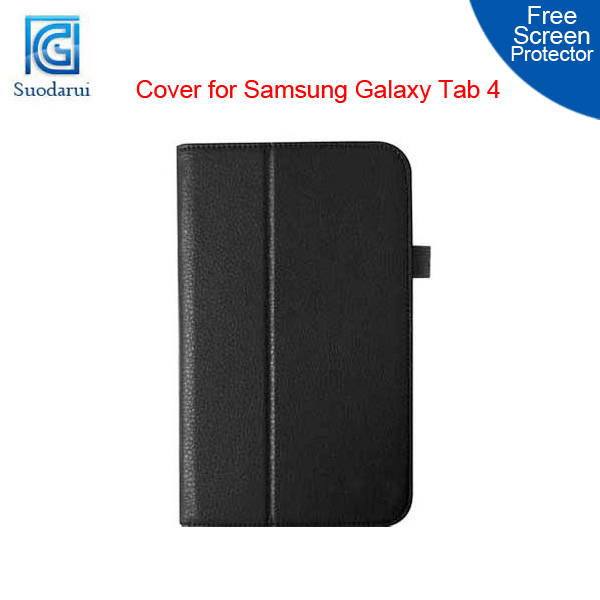 Slim Leather Cover for SAMSUNG Galaxy Tab 4 Leather Case 7 8 10.1