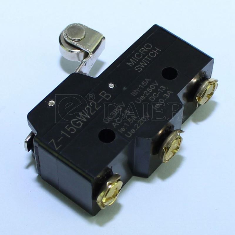 15A 250VAC Single Pole 3 Pin (ON) OFF Reset Small Limit Switch