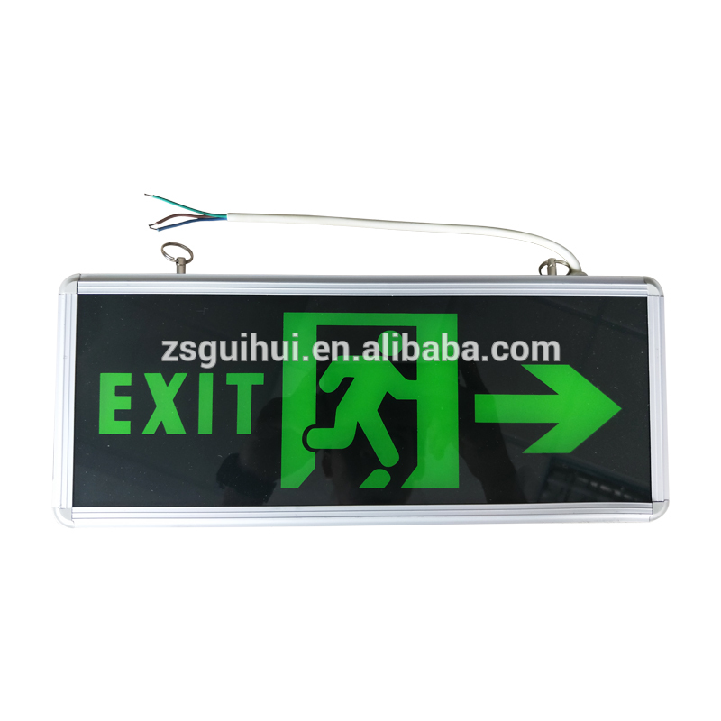 Hot selling wall mounted fire safety emergency LED exit signs light