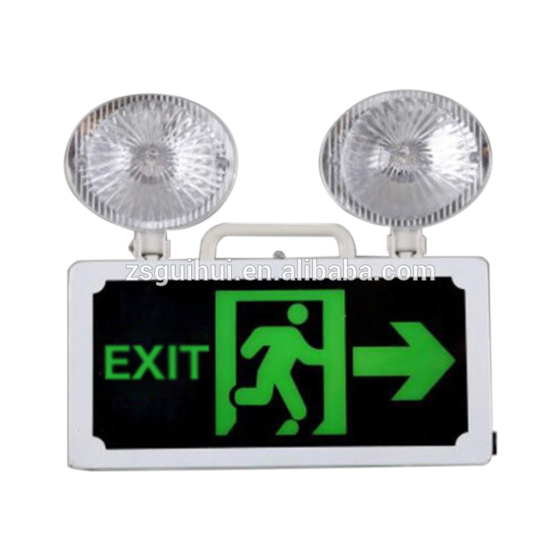 customzied different sizes  Wall-Mounted LED Fire Exit Sign emergency light