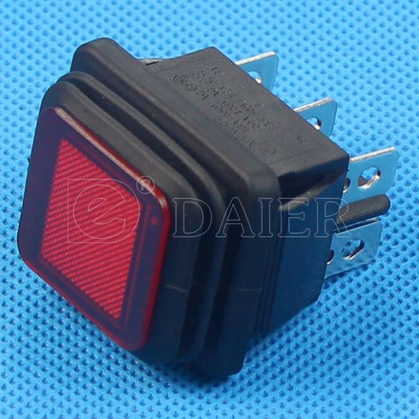 KCD2 ON ON 16A Waterproof Inline Rocker Switch