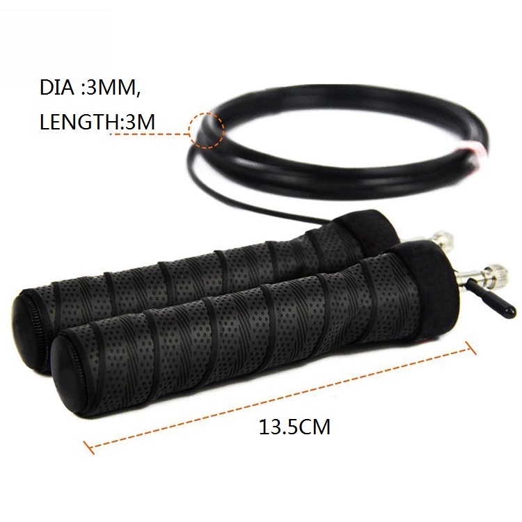Adjustable Light Weight Fitness Training Cable Jump Rope