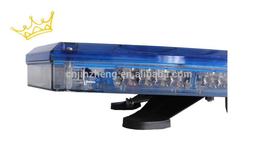 Wholesale Lens Amber Blue Red 12-24V led lightbar for police ambulance aerodynic lightbar