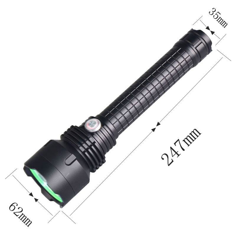 10W L2 Led Tactical LED Torch Long Range led USB Rechargeable Flashlight