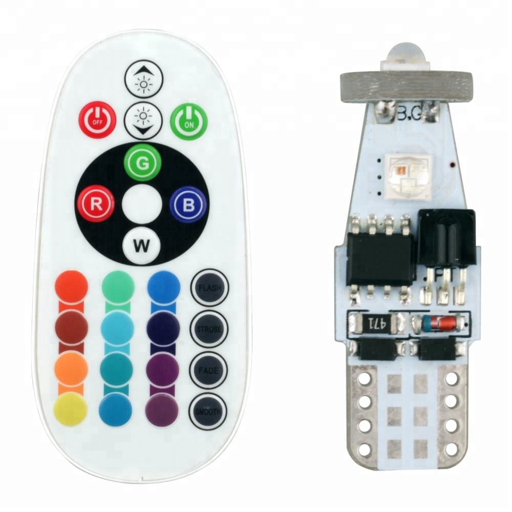 t10 remote T10 3SMD 3535 RGB rgb controller led