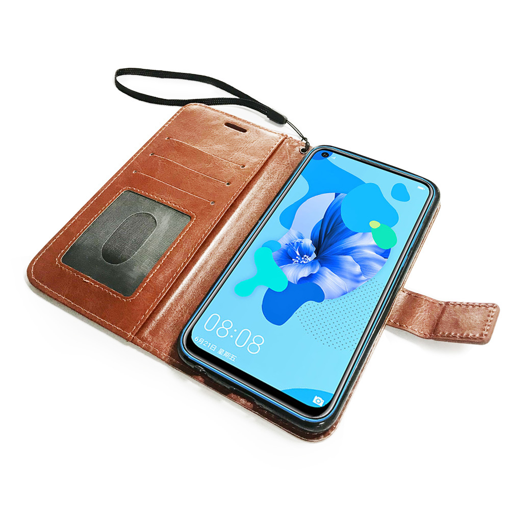 hot sell wallet leather case For Huawei Nova 5i stand leather flip cover