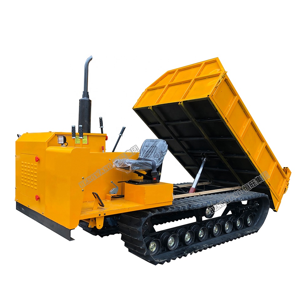 Mini Multi-Fuction Agricultural Tractor farm used Crawler Dumper